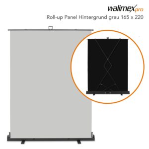 Roll-up Panel 165x220cm grau