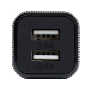 Duo USB-Auto Ladegerät schwarz