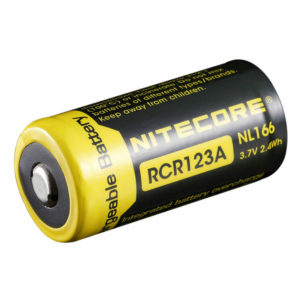 NL166 CR123A Batterie 650mAh, 3.7V