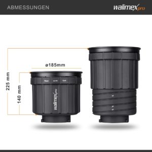 Zoomspot Vorsatz 2x Bowens