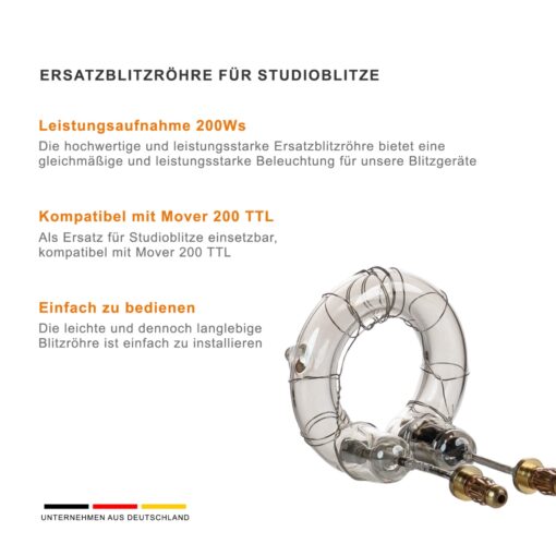 walimex pro Blitzröhre für Mover 200 TTL