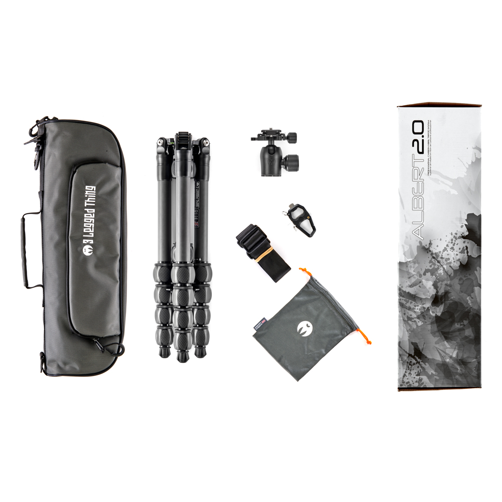 3 Legged Thing® Pro 2.0 Albert + AirHed Pro - Dark/Matte Design: Dark/Matte