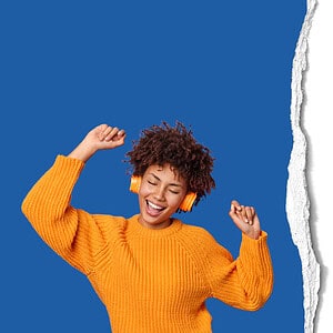 Hintergrundkarton Foto Blue 1,35x11m