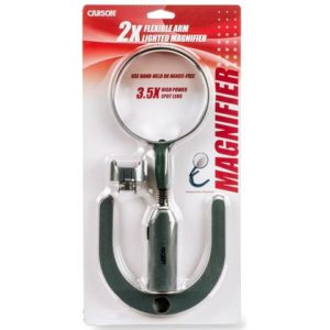 Flexible Standlupe 2x110mm mit LED