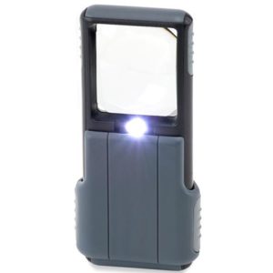 Pop-Up Taschenlupe 5x40mm mit LED
