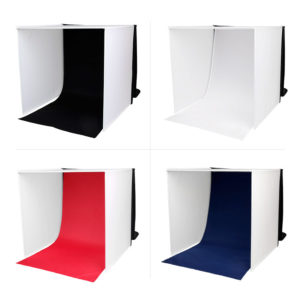 Lichtwürfel 60x60x60cm mit 2 LED-Lampen