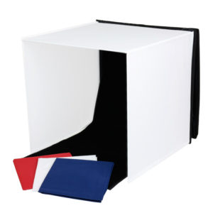 Lichtwürfel 60x60x60cm mit 2 LED-Lampen