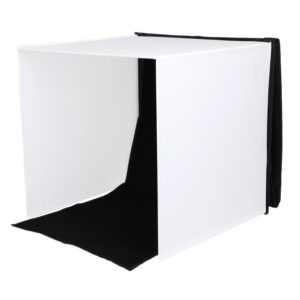 Lichtwürfel 60x60x60cm mit 2 LED-Lampen