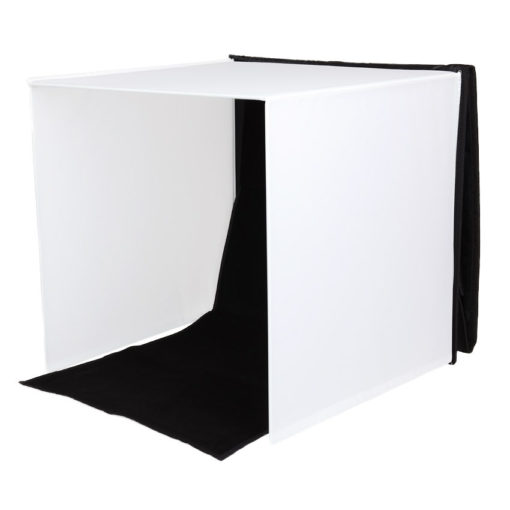 Lichtwürfel 60x60x60cm mit 2 LED-Lampen