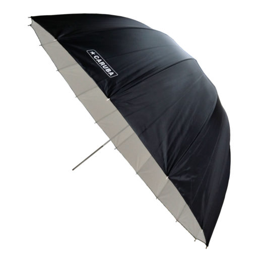 Parabolschirm ø165cm weiß/schwarz