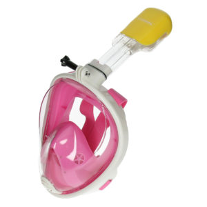 Schnorchelmaske Dual Air L/XL pink