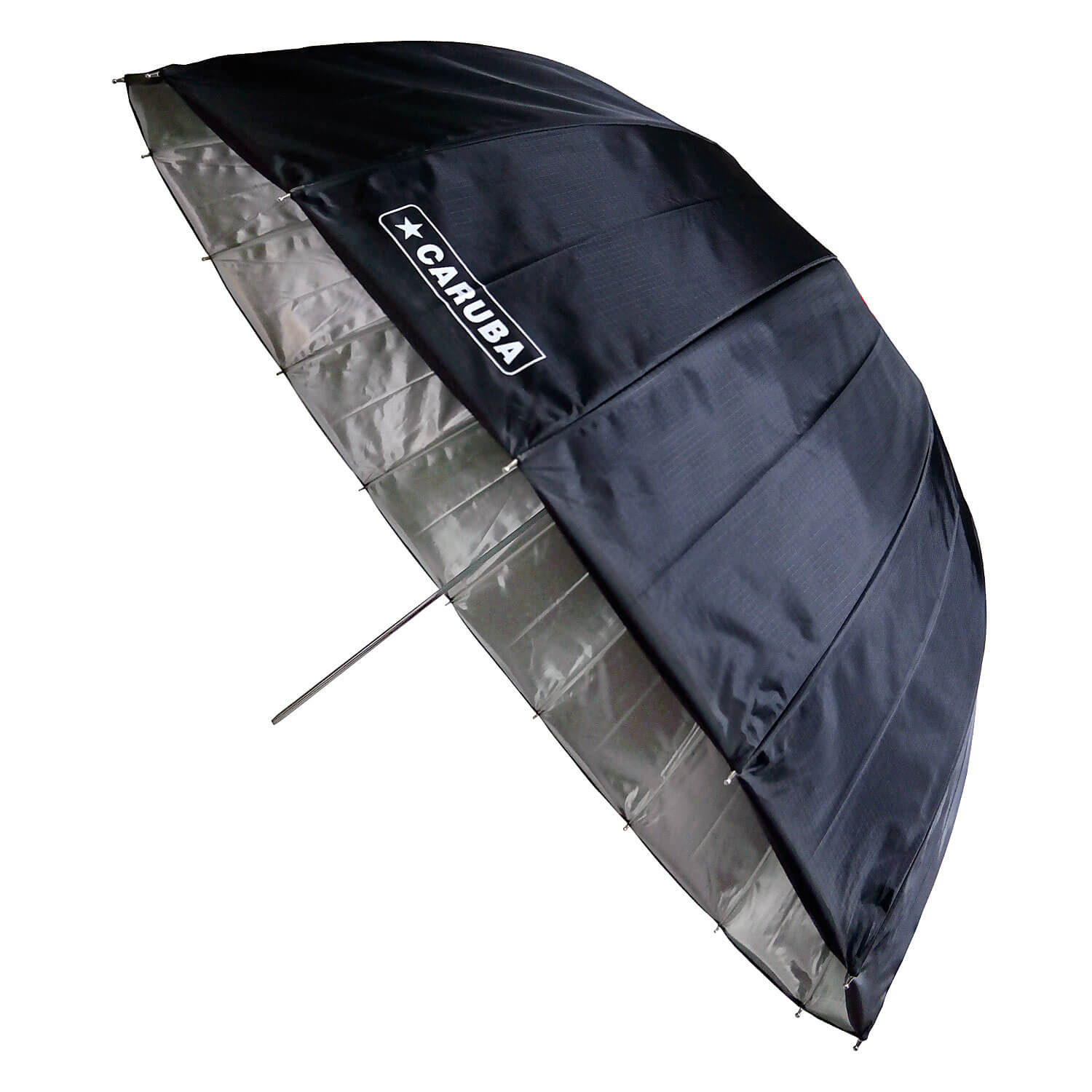 Parabolschirm ø130cm silber/schwarz