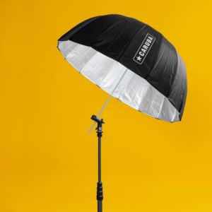 Parabolschirm ø85cm silber/schwarz