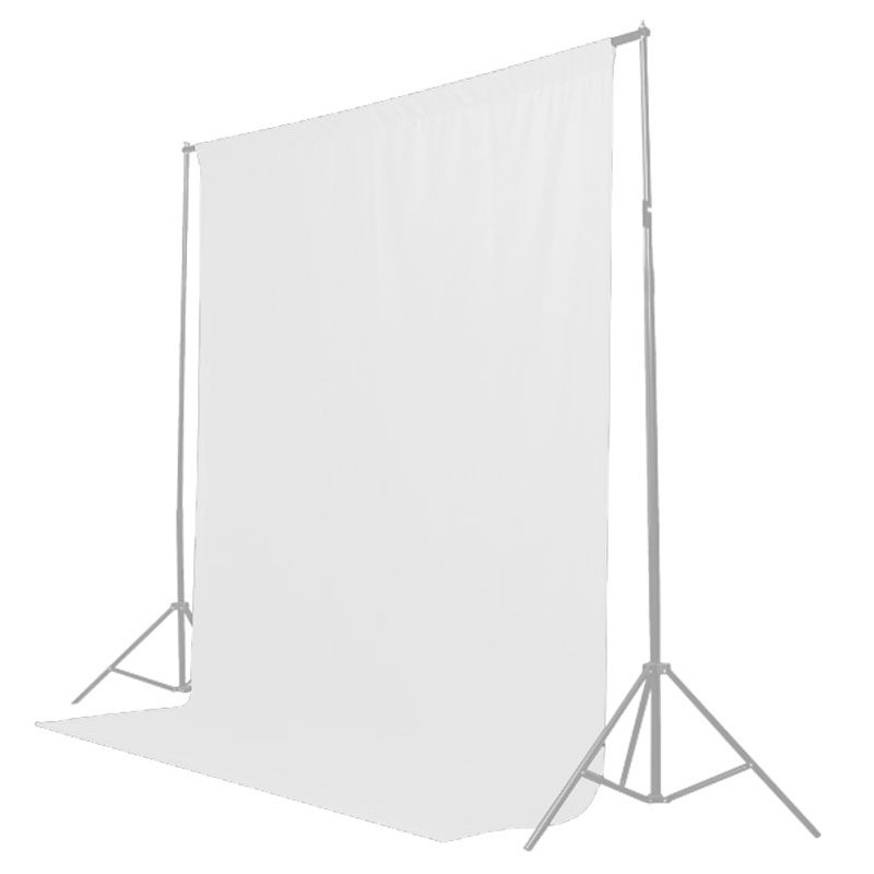 Stoffhintergrund weiss 2x3m