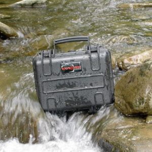 2209 Koffer schwarz mit Schaumstoff