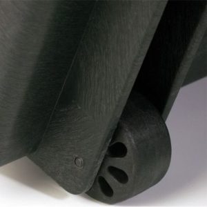 7641 Koffer schwarz mit Schaumstoff