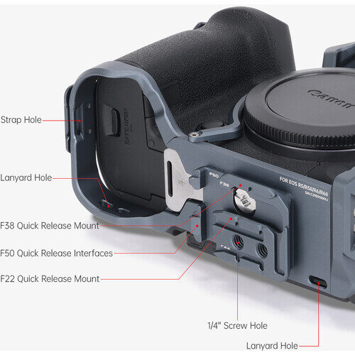 Falcam F22 & F38 & F50 QR Camera Cage für Canon R5, R5II, R6, R6II Falcam F22 & F38 & F50 QR Camera Cage für Canon R5, R5II, R6, R6II