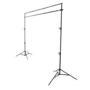 Hintergrundsystem für 2 Rollen max. Höhe 250cm, max. Breite 310cm