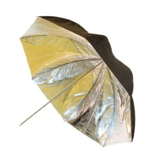 Reflexschirm ø70cm silber/schwarz