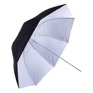 Reflexschirm ø70cm weiß/schwarz