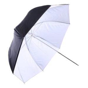 Reflexschirm ø100cm weiß/schwarz