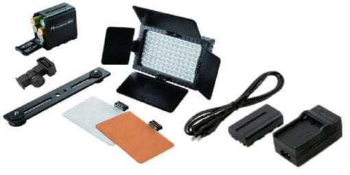 LED Lampe Set Dimmbar DV-96V-K2 inkl. Akku