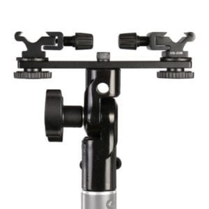 Twin Mount Tilting Bracket 2x Blitzschuh