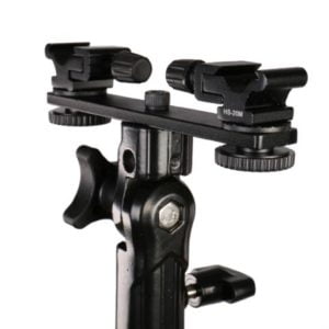 Twin Mount Tilting Bracket 2x Blitzschuh