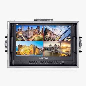 Seetec ATEM156 Monitor 15.6" Live Streaming Broadcast, Case