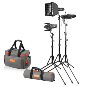 Godox Focusing LED S30 Set 3 Leuchten + Zubehör