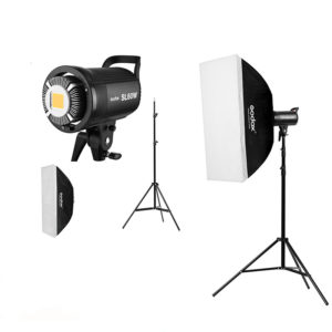 LED SL60W Trio Kit 3 Leuchten, Stative, Softboxen
