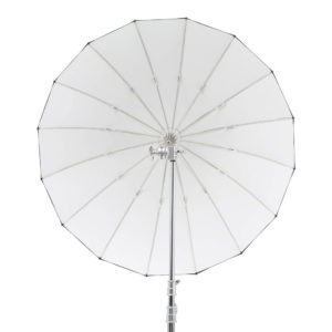 Parabolschirm ø130cm weiß/schwarz