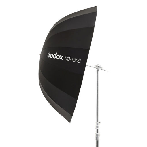 Parabolschirm ø130cm silber/schwarz