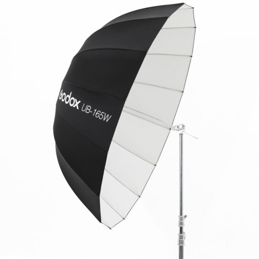 Parabolschirm ø165cm weiß/schwarz