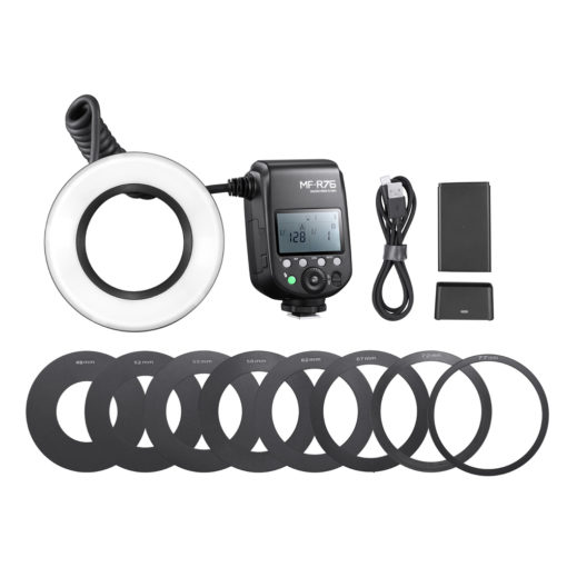Makro Ringblitz MF R76 Leitzahl 46/76Ws