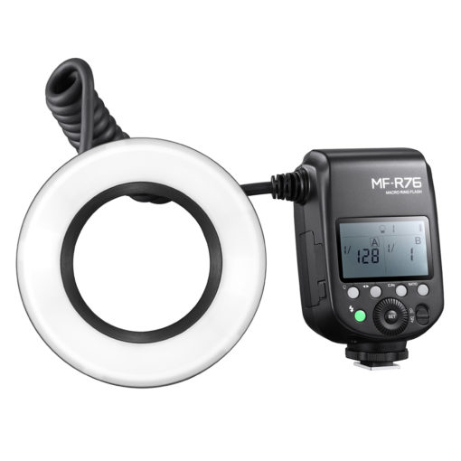 Makro Ringblitz MF R76 Leitzahl 46/76Ws