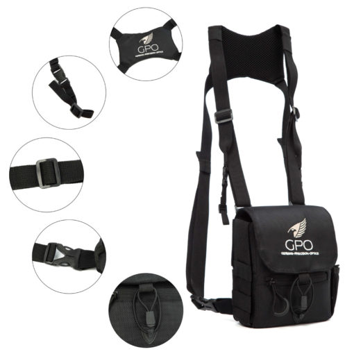 Fernglas-Harness mit Brusttasche