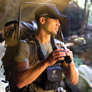 Fernglas-Harness mit Brusttasche