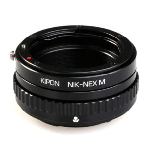 Nikon F auf Sony E Makro Objektivdapter