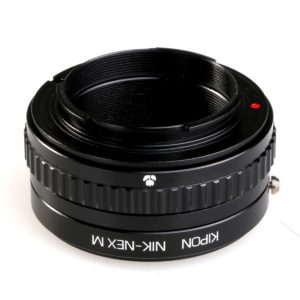 Nikon F auf Sony E Makro Objektivdapter