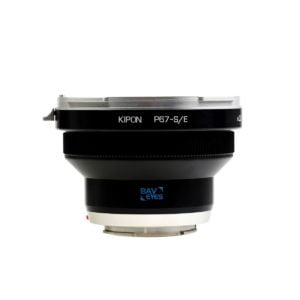 Pentax 67 auf Sony E (x0.7) Baveyes Objektivadapter
