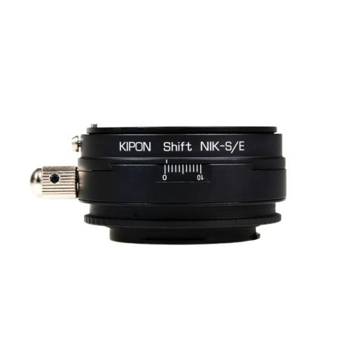 Nikon F auf Sony E Shift Adapter