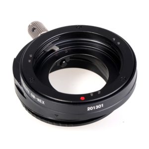 Olympus OM auf Sony E Shift Adapter