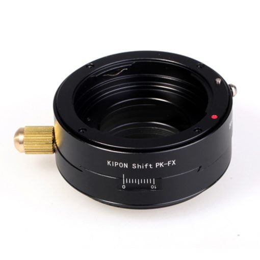 Pentax K auf Fuji X Shift Adapter