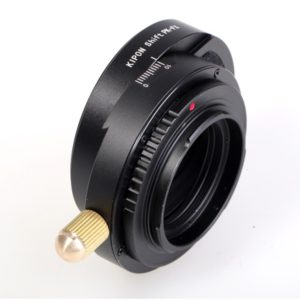 Pentax K auf Fuji X Shift Adapter