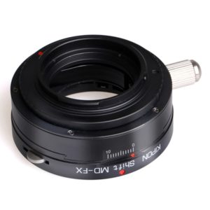 Minolta MD auf Fuji X Shift Adapter