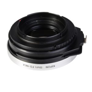 Canon FD auf Sony E Shift Adapter