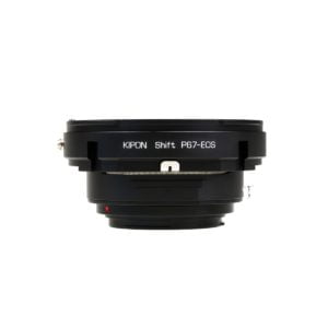 Pentax 67 auf Canon EOS Shift Adapter