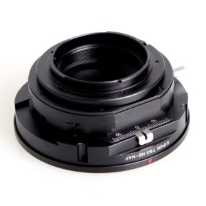 Hasselblad auf Minolta AF Tilt/Shift-Adapter