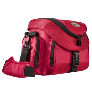 Premium Fototasche rot/schwarz